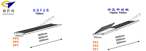 铝合金脚手架平台板基本参数